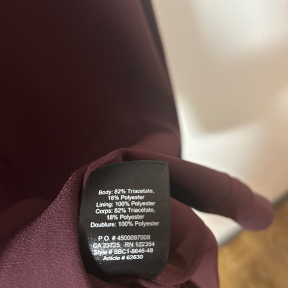 Aritzia Maroon Dress - Picture 5 of 6